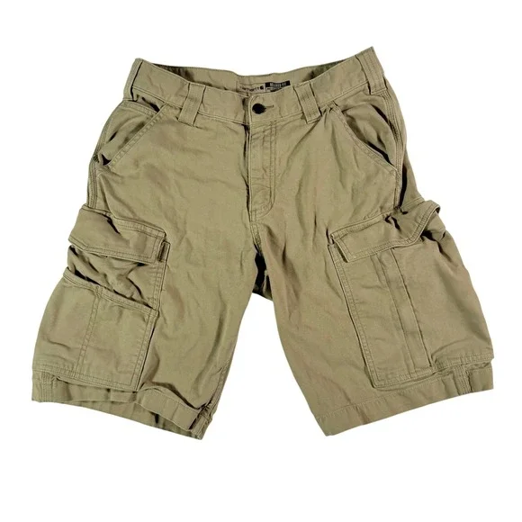 Carhartt Relaxed Fit Cargo Shorts Khaki Men's Size 30 BS3542 M - Picture 1 of 6